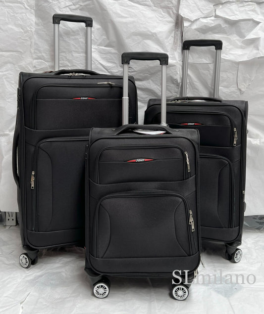 Set di Valigie 3 Pezzi in Tessuto – Modello JONY