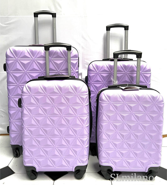 Set Valigie Rigide Diamond – Design Futuristico & Massima Protezione